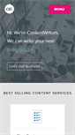 Mobile Screenshot of contentwriters.com