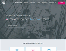 Tablet Screenshot of contentwriters.com